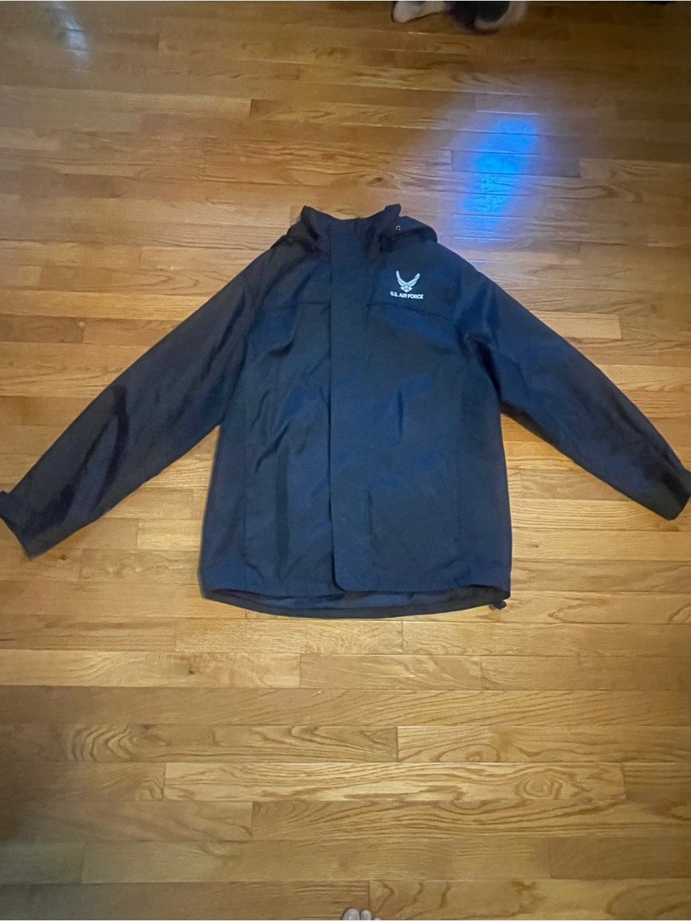 North End U.S. Air Force Logo Navy Windbreaker Jacket | Sm | Military Outdoors